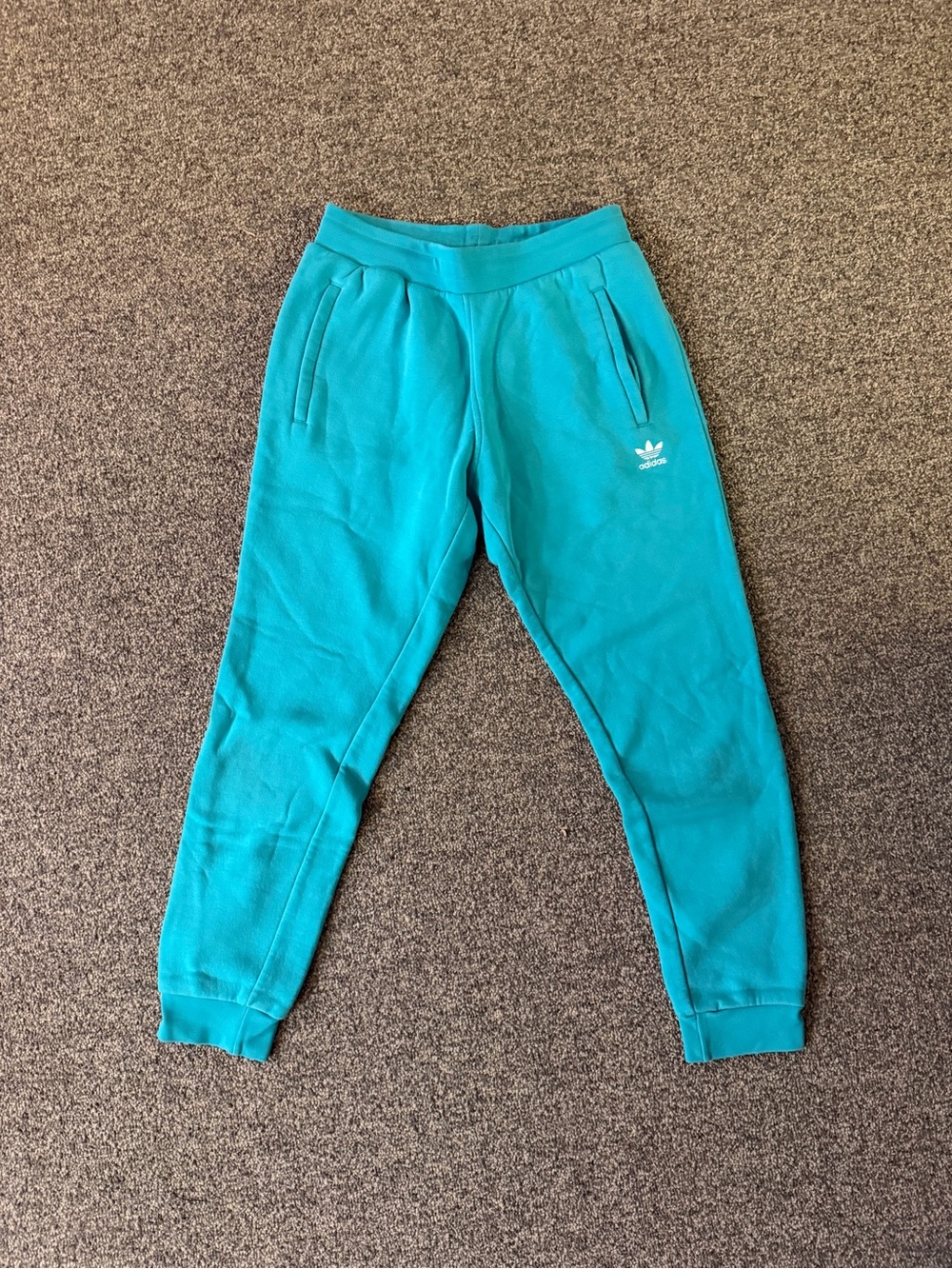 Adidas Original Unisex Teal Hoodie & Sweatpants SET - Picture 3 of 5